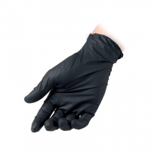 Nitril Rukavice bez pudera crne 100/1 - L