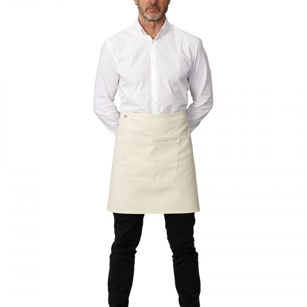 Roll Drap Half apron Bež kecelja sa dzepom 75x50 - Image 2