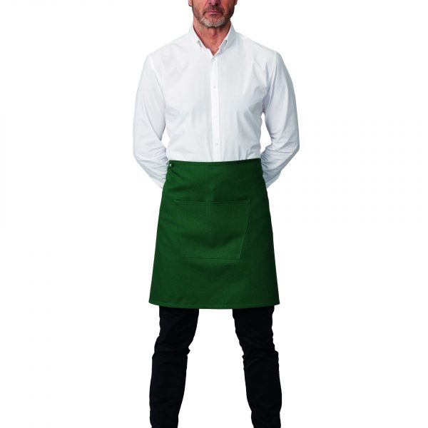 Roll Drap Half apron Zelena kecelja sa dzepom 75x50 - Image 2