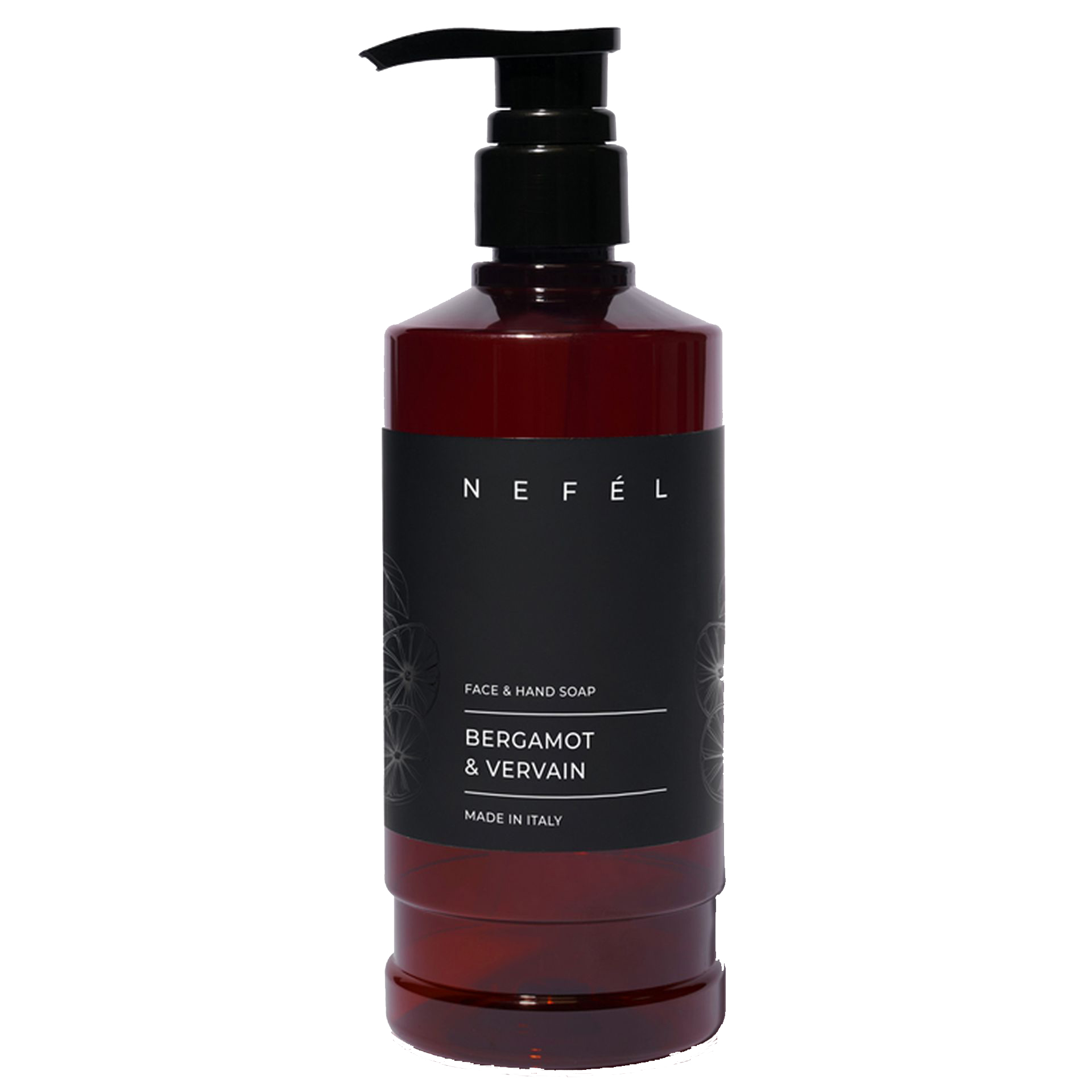 NEFEL FACE & HAND SOAP BERGAMOT & VERVAIN 480ml