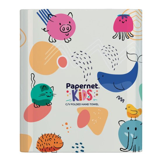 Papernet Kids 421810 antibakterijski dozator za složive papirne ubruse u vrtićima i školama